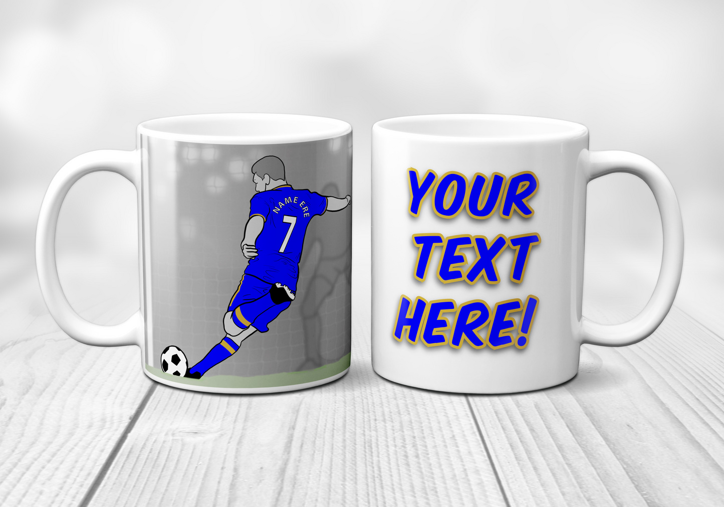 Personalised Cove Rangers inspired Football Mug