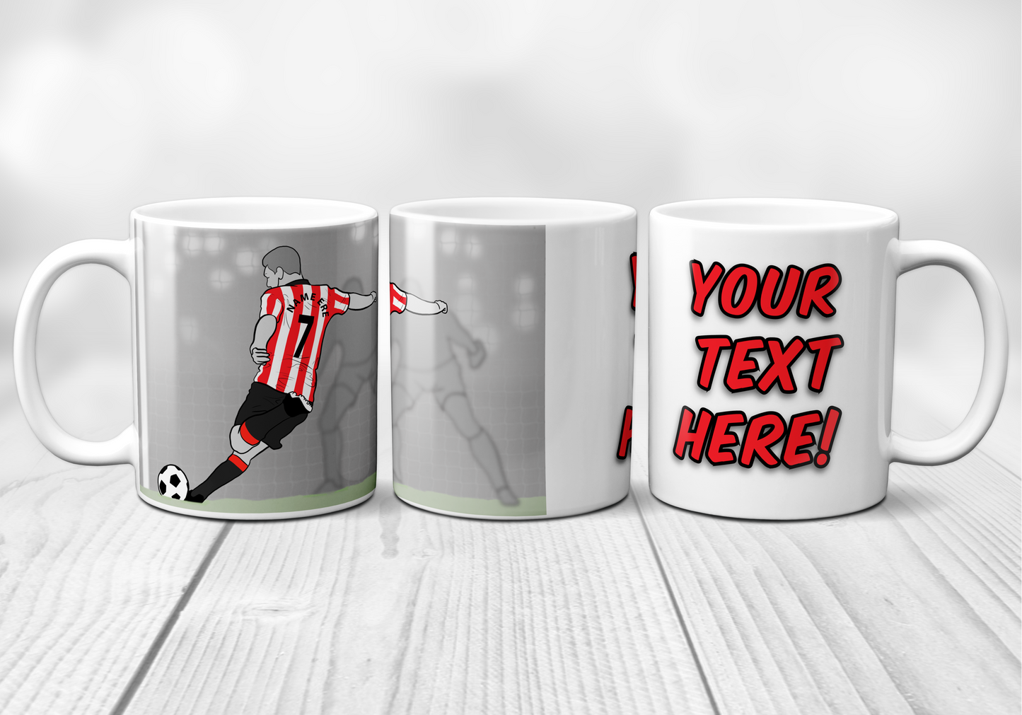 Personalised Southampton FC inspired Football Mug